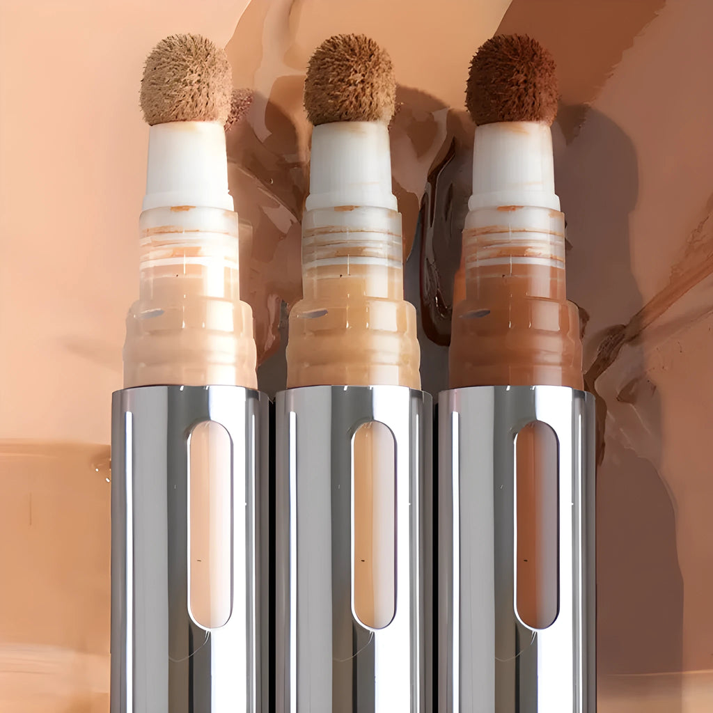 Waterproof concealer pen contour stick with 24 colour shades for sweatproof coverage and nose shadow makeup.