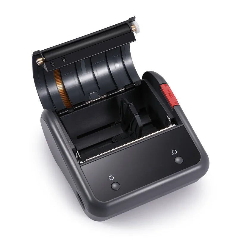 B3S Commercial Smart Label Printer in grey ABS+PC, 203dpi thermal printing, Bluetooth, 116x110x58mm