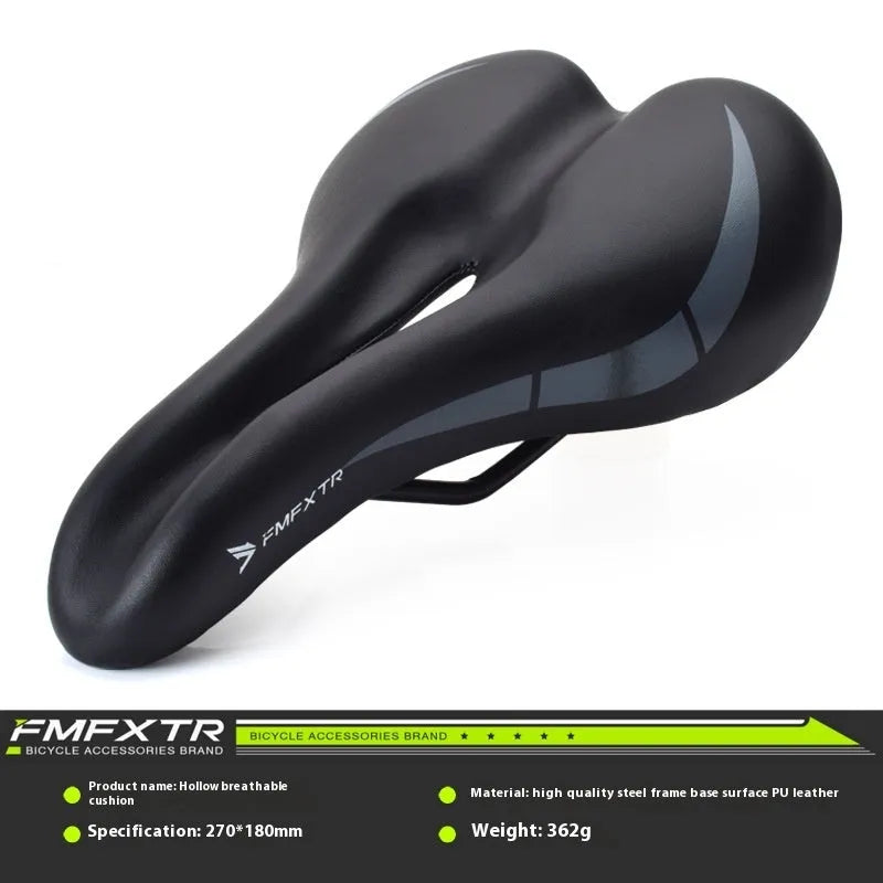 Bicycle saddle cushion cover with hollow breathable pattern, shown in colour 3147.