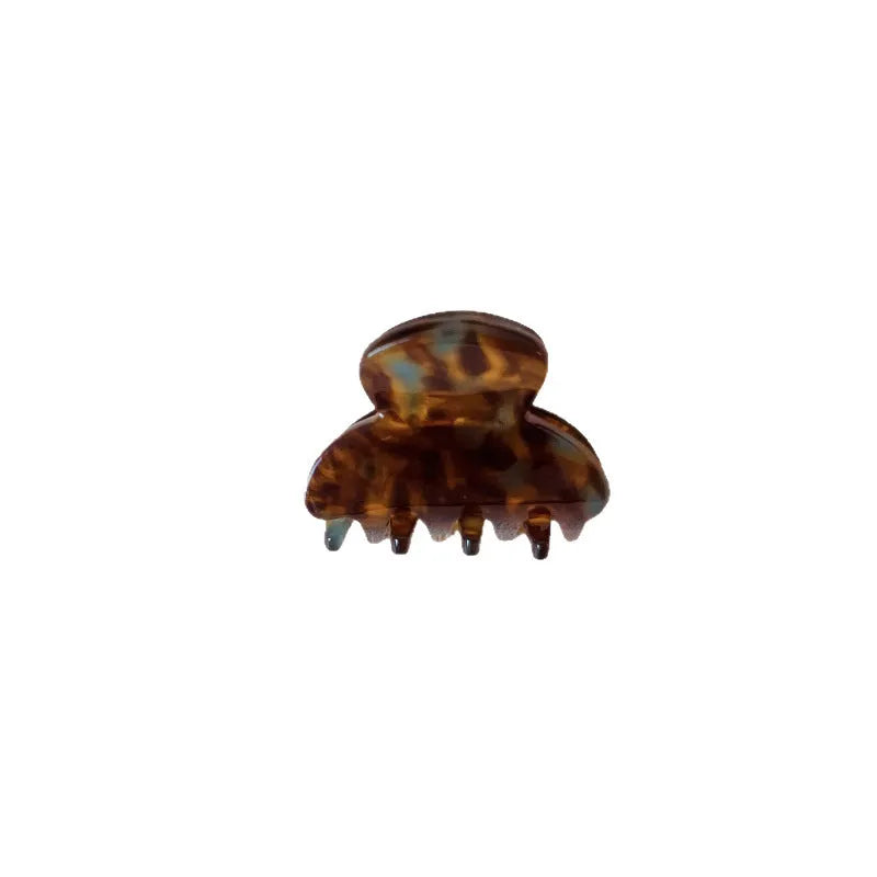 Mini jaw clip hairpin handmade acetate women hair accessory back head simple design