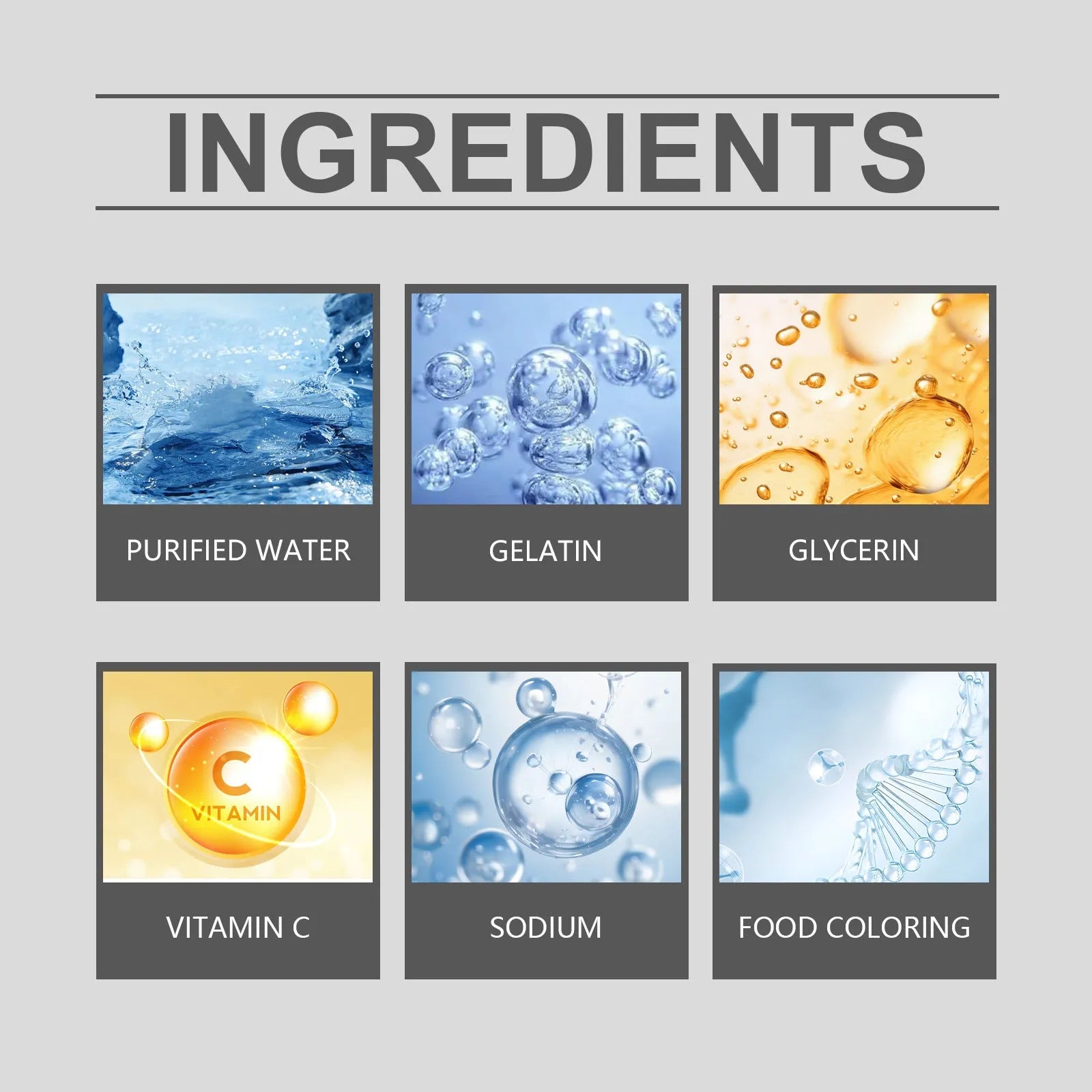 Googeer Dietary Supplement Body Treatment Kit with 60 tablets for universal skin types