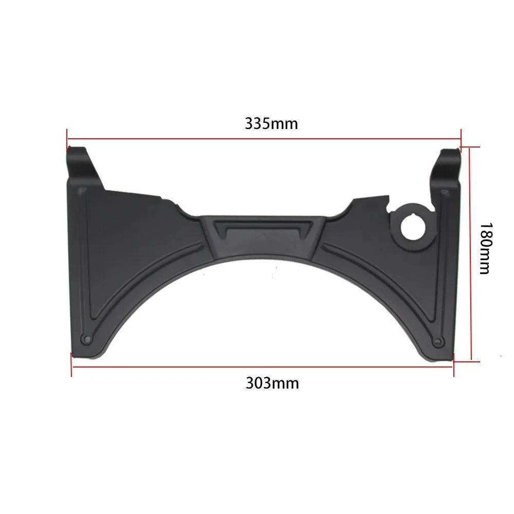 Black motorcycle cockpit fairing modification accessory for BMW R1250GS and R1200GS models