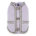 Quilted polyester pet coat in cartoon style for autumn and winter warmth
