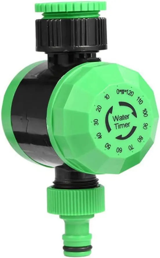 Plastic mechanical garden water timer 140mm with 120-minute timed watering and automatic shut-off