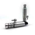 Pair of oil control VVT solenoid valves for Buick and Chevrolet vehicle engines.