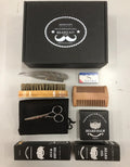 Men's beard grooming kit with beard roller, cleaning disinfectant and 30g moisturising product, colour Suit, style A