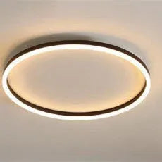 50cm acrylic ceiling light in gold or coffee finish with remote control for living room, bedroom, study