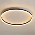 50cm acrylic ceiling light in gold or coffee finish with remote control for living room, bedroom, study