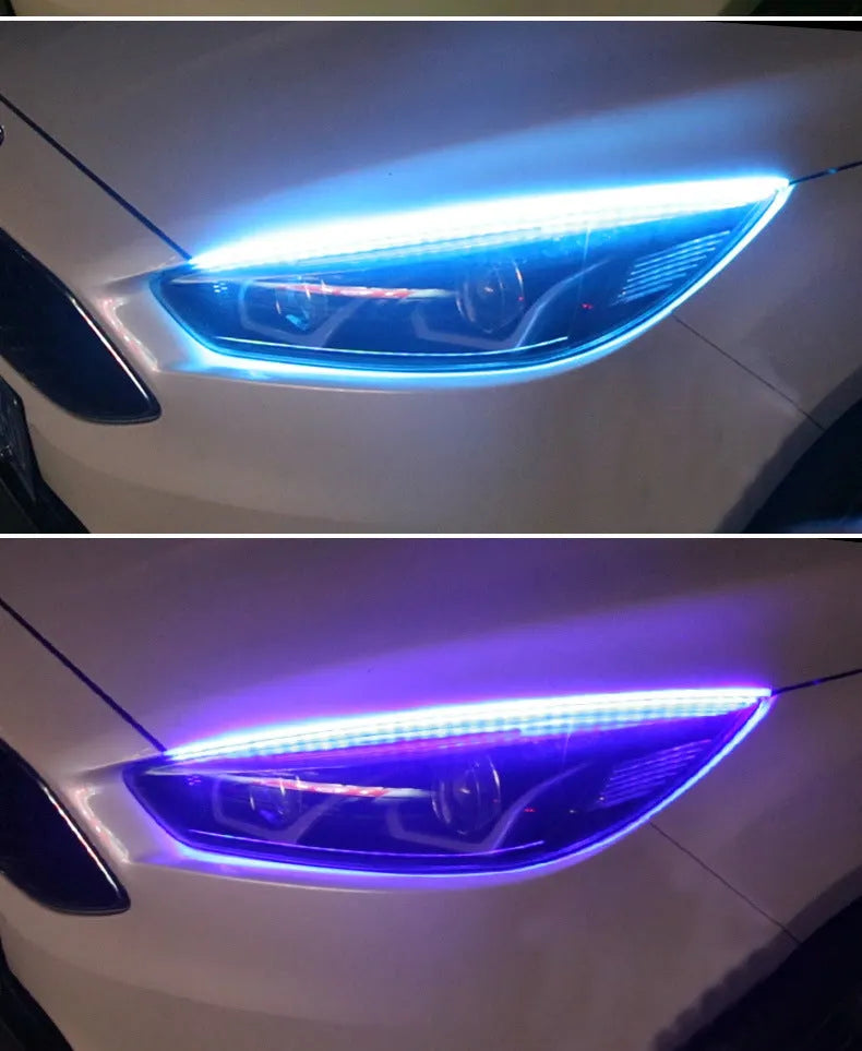 30cm 45cm 60cm RGB LED daytime running light with remote control for GM cars