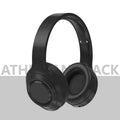DR58 Bluetooth wireless headset in black, white, or pink colour with over-ear design.