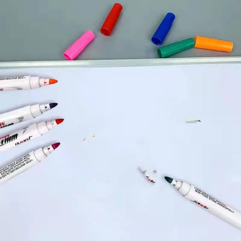 Children's floating water painting pen set with 8 or 12 colours, plastic shells, and a spoon