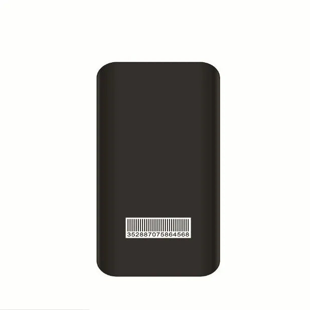 4G TK202A car satellite tracking locator with ABS housing, 74 x 43 x 31 mm, and 6500 mA battery