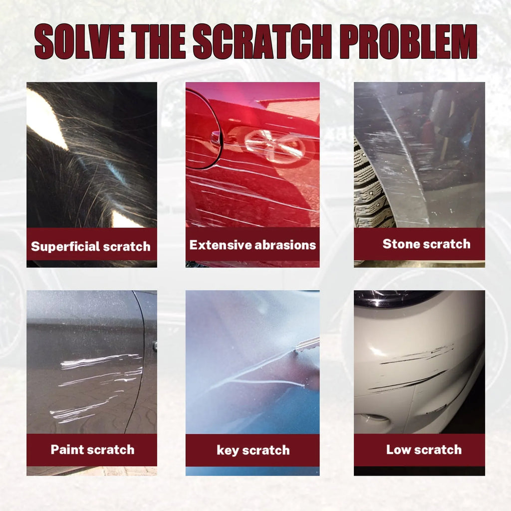 60ml car scratch repair wax kit with applicator for automotive paint surface maintenance