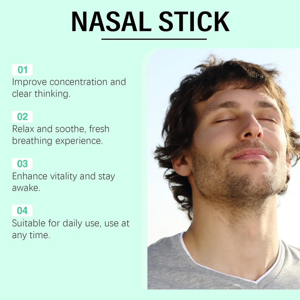 Three small 1.8ml menthol and spearmint nose spray bottles in a portable cooling set