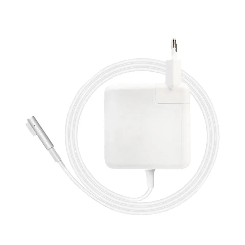 Laptop power charger adapter 45W 60W 85W with L and T head options for Macbook, colour box packaging