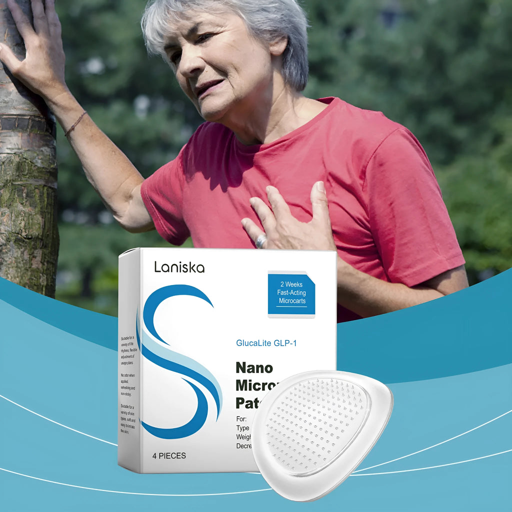 Blood glucose management adhesive patches four piece pack