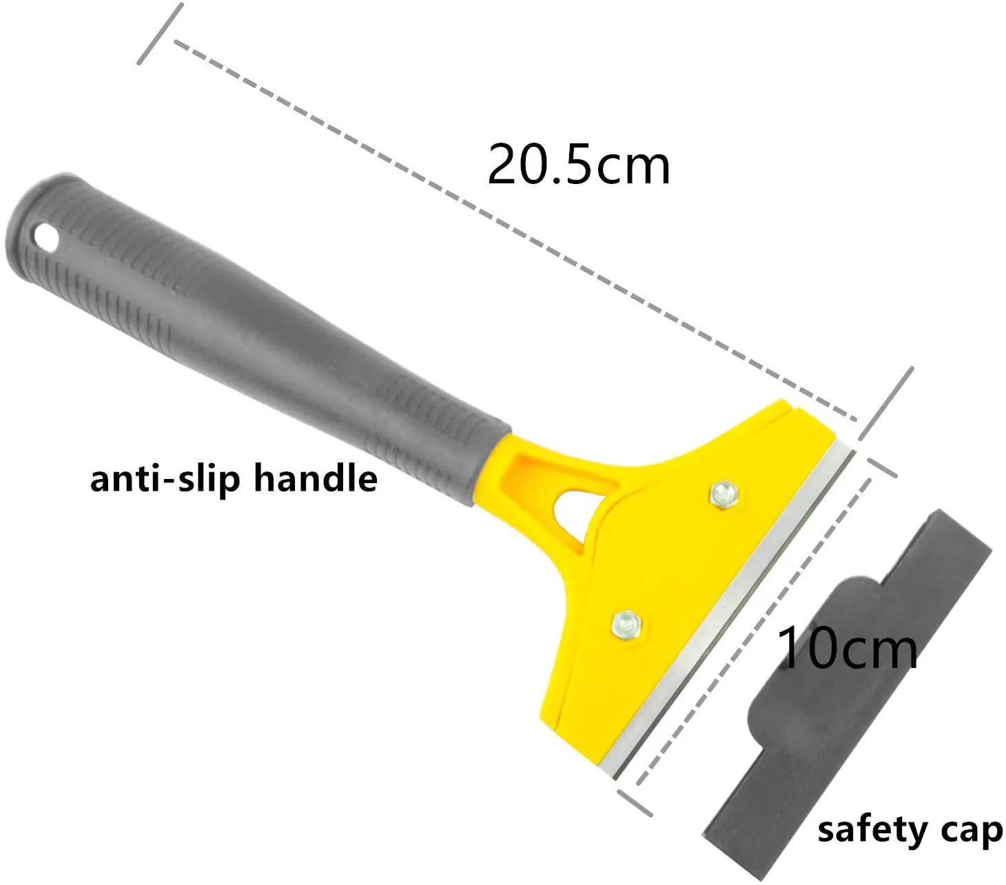Plastic car film smoothing tool set for automotive window tint and vehicle wrap installation