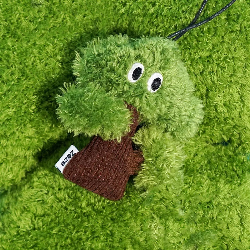 Pine tree shaped cat toy with mint bag pendant for biting and grinding in three sizes