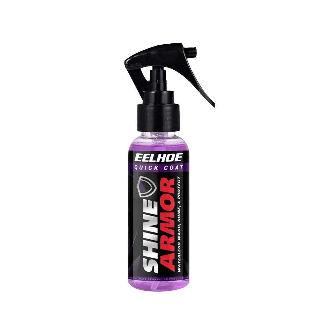 Purple automobile nano coating agent spray bottle for car maintenance