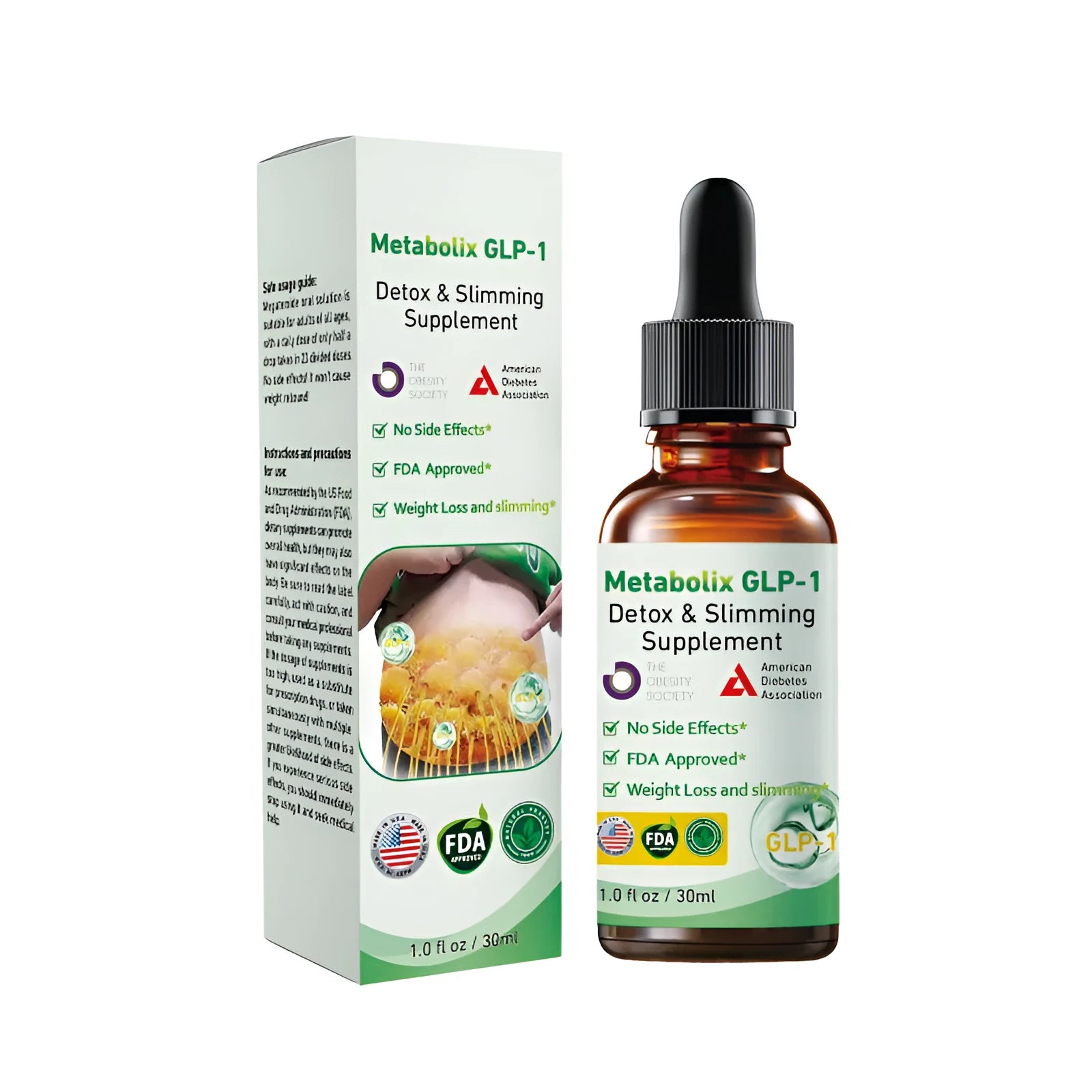 Body care nursing drops bottle 30ml with mild ingredients for skin treatment