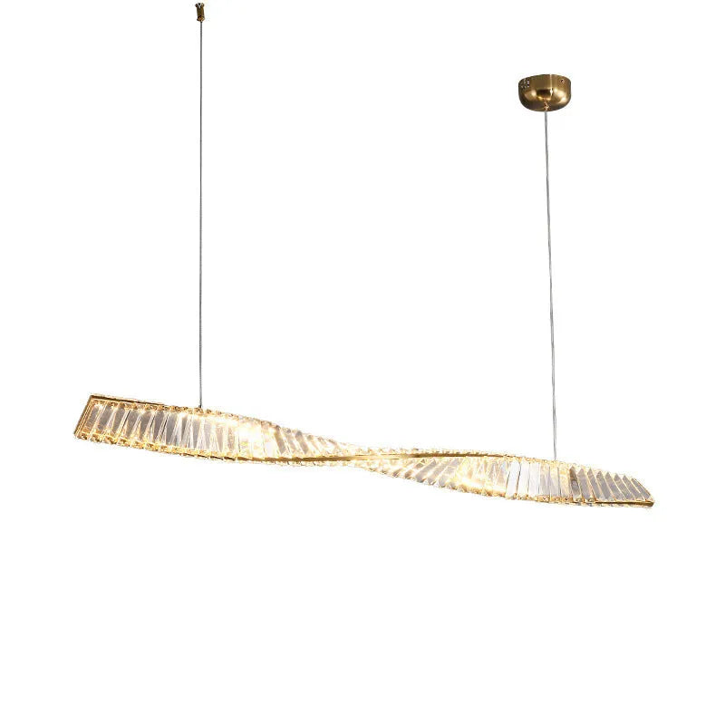 Crystal chandelier with LED light, iron body, 1000mm diameter, 76mm height, for dining table