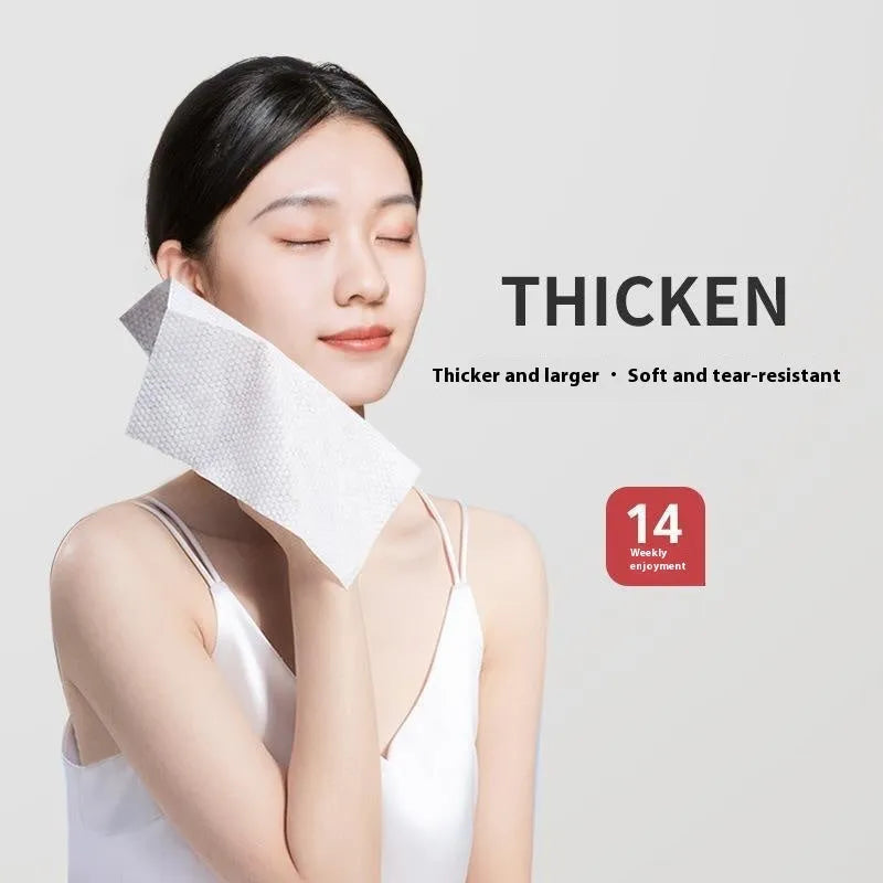 Boxed colour 14-pack compressed towel set, 75g, 14.5x4x6.5cm resin towels for travel