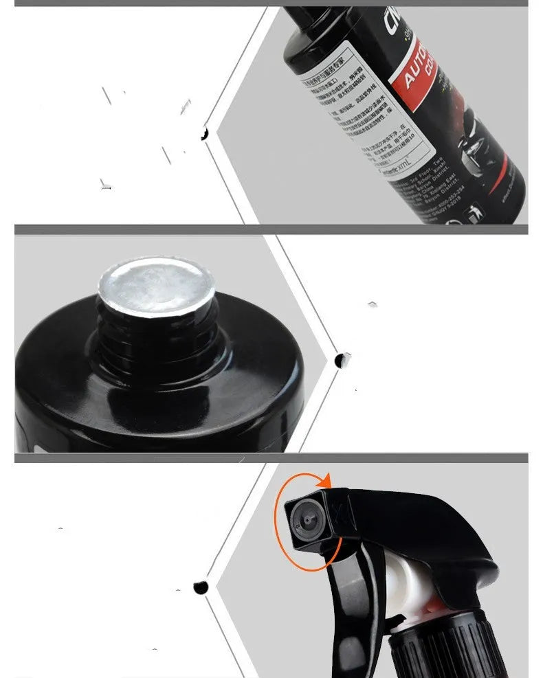 500ml automotive coating agent spray bottle for car paint protection in liquid sealant format