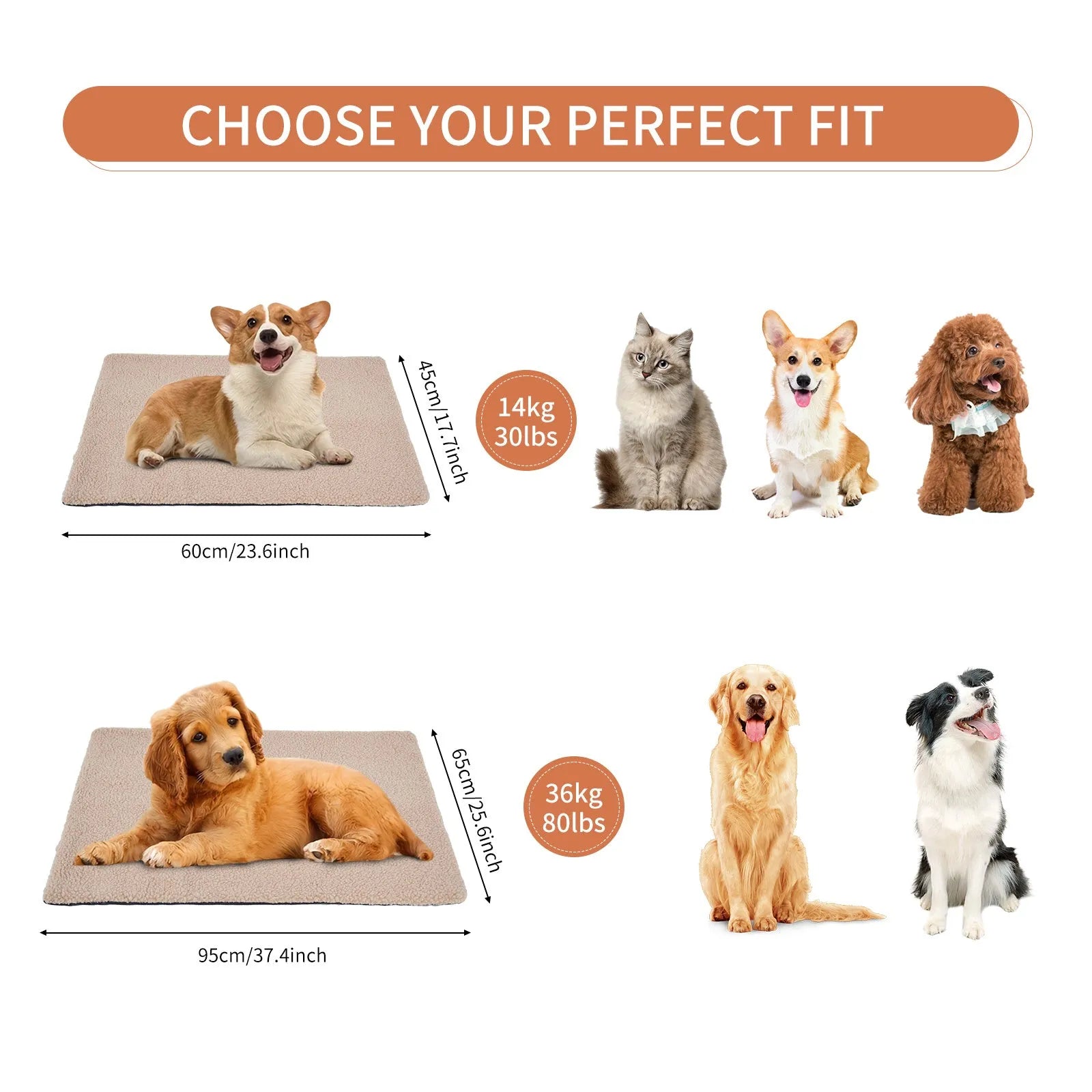 Grey self-heating pet bed with plush fabric and reflective thermal layer for indoor winter use