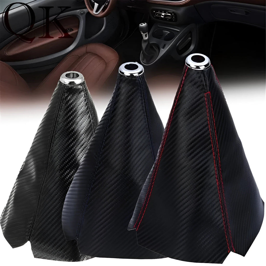 Car modification fittings lever dust cover in bright head black line finish for general vehicle models