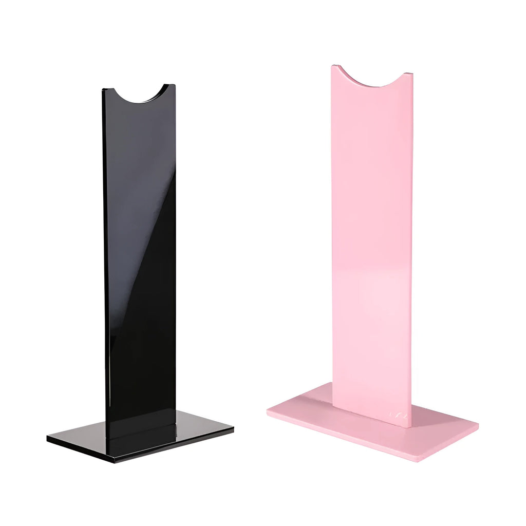 Detachable head-mounted headset bracket stand on a non-slip silicone base.