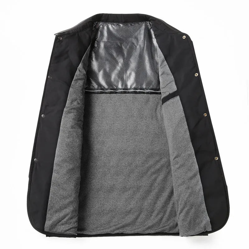 Men's black diamond lattice quilted jacket, lightweight polyester, sizes L-4XL, for autumn winter business or leisure