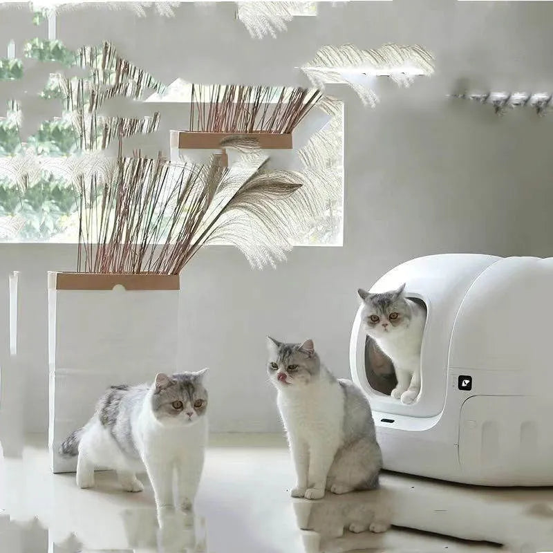 Smart MAX fully automatic cat litter box large electric enclosed self-cleaning tray plastic 620x538x552mm