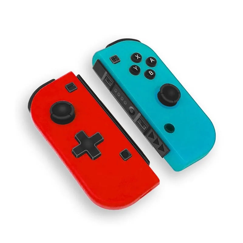 Mechanical flat non-vibration stretching gamepad in red and blue colours, ABS material, PS/2 interface