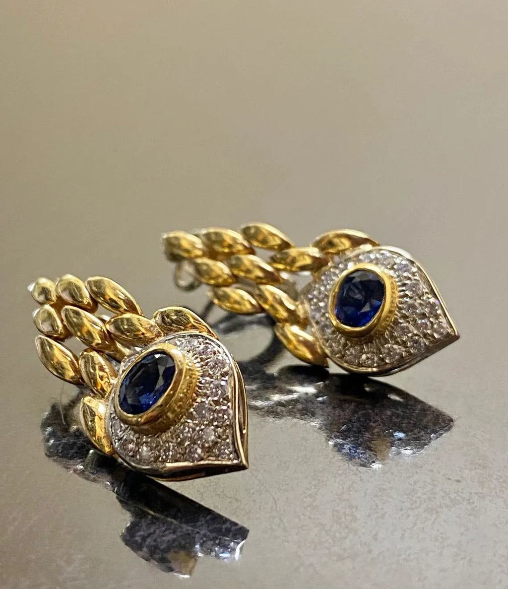 Pair of retro snake earrings for women in imitation gold electroplated alloy, OL fashion style