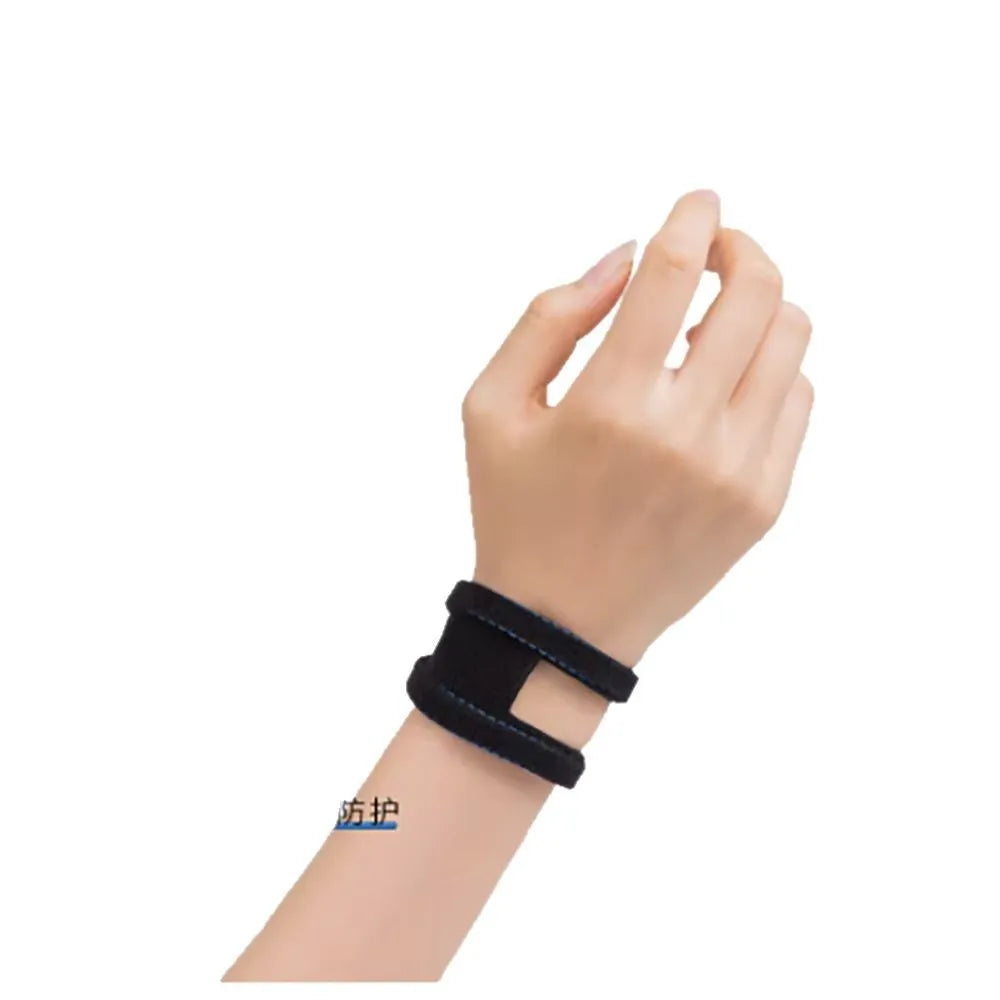 Unisex athletic wristband for yoga and fitness, wrist support in black, grey or pink, single piece in OPP bag
