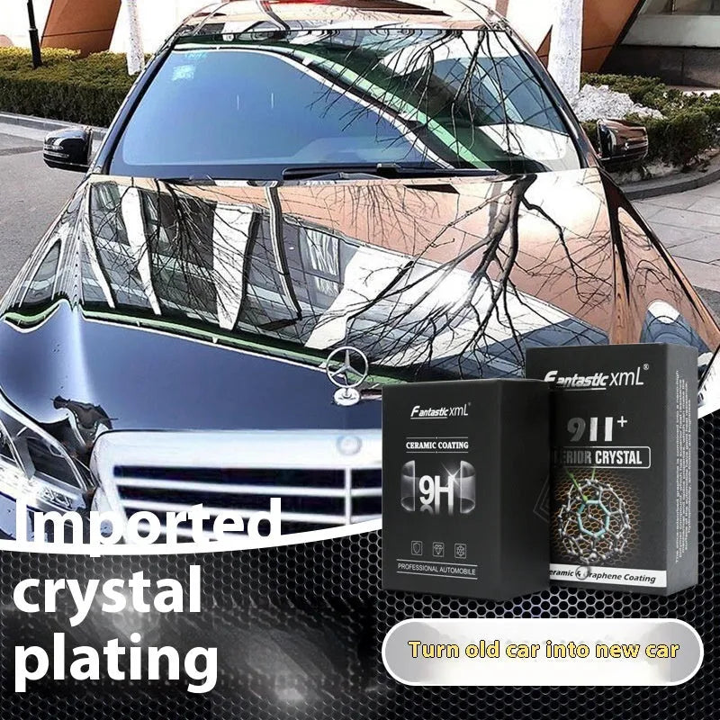 Automotive nano ceramic crystal coating 50ml graphene plated crystal silica-based paint protection in large box