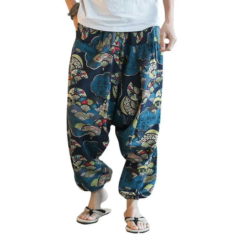 Konsiko loose fit 100% cotton harem pants in multiple colours for youth casual wear