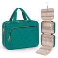 Polyester travel storage wash bag for cosmetics in multiple colour options including leopard print