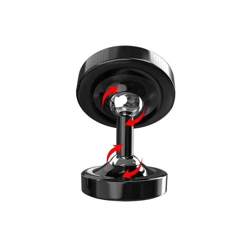 Zinc alloy magnetic car phone holder mounted on air vent with phone attached
