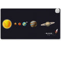 Intelligent heated desktop mat with touch controls and multiple colour options