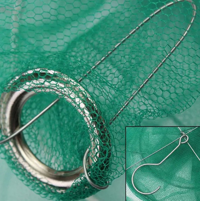 Green fly cage with wire mesh and PP bait bowl, 25x33cm outdoor fly trap