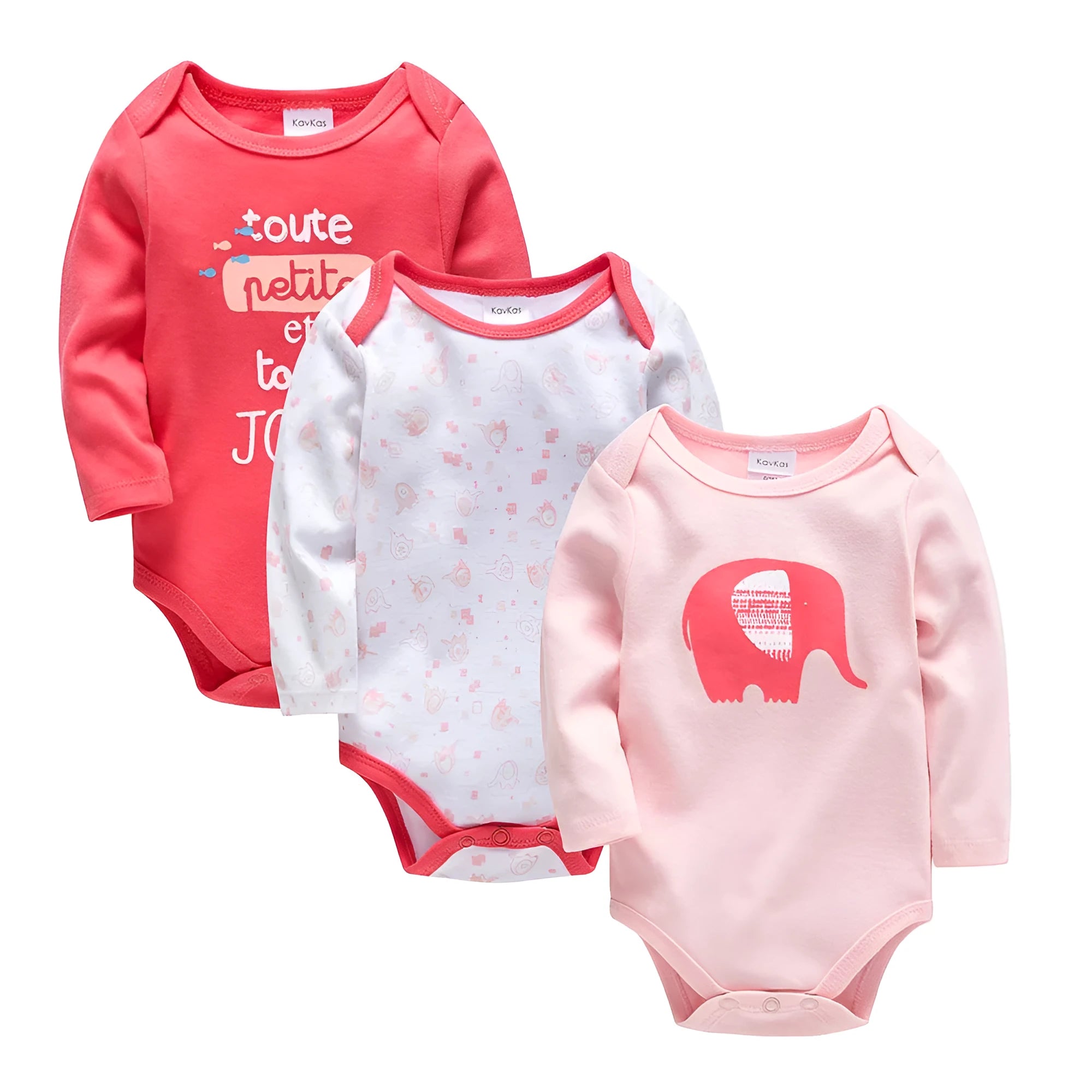 Baby boy casual triangle climbing long sleeve bodysuit for newborn infants spring autumn in bow tie pink elephant new style multiple sizes 0-24 months