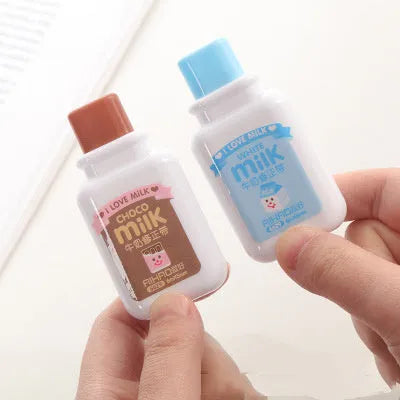 White creative correction tape in cute bottle shape with 6M length for paper error correction