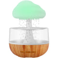White cloud-shaped USB humidifier with mood lighting and essential oil diffusion function
