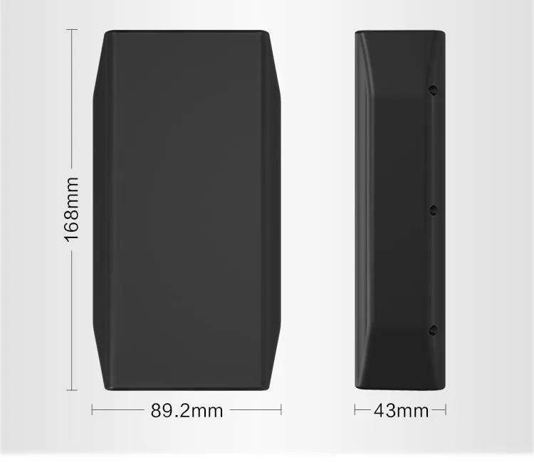 LF4100 12V lithium iron phosphate battery with charger and cables for compact backup power
