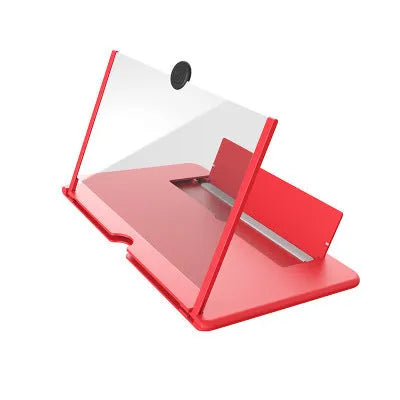 12-inch wooden and acrylic folding screen amplifier bracket for mobile phones and tablets.