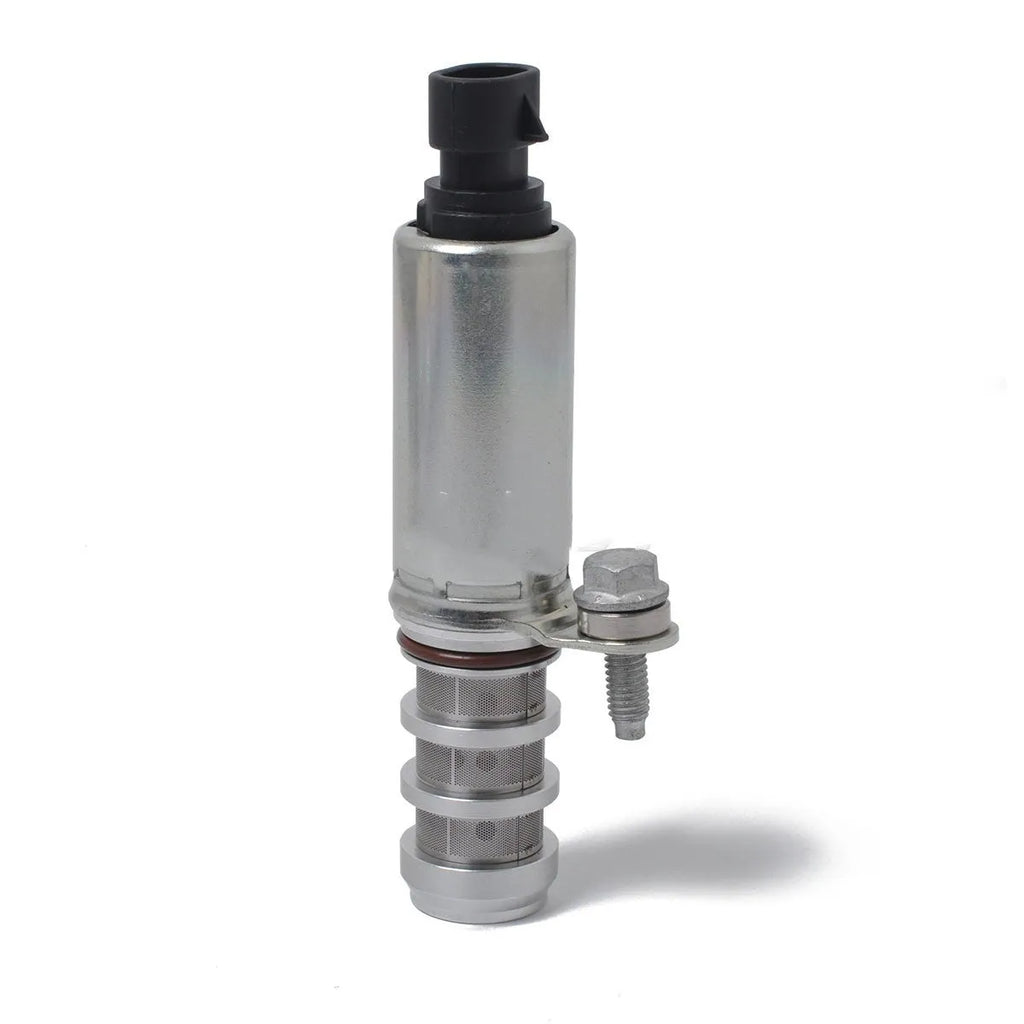 Pair of oil control VVT solenoid valves for Buick and Chevrolet vehicle engines.