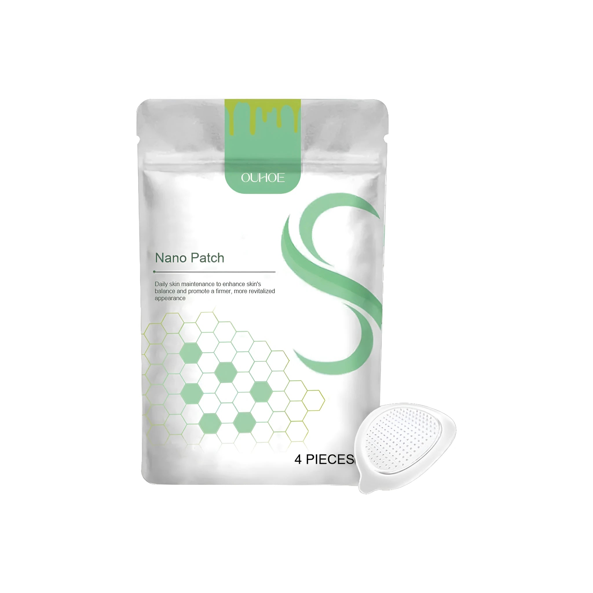 Four micro needle body shaping care patches with bee venom and botanical extracts