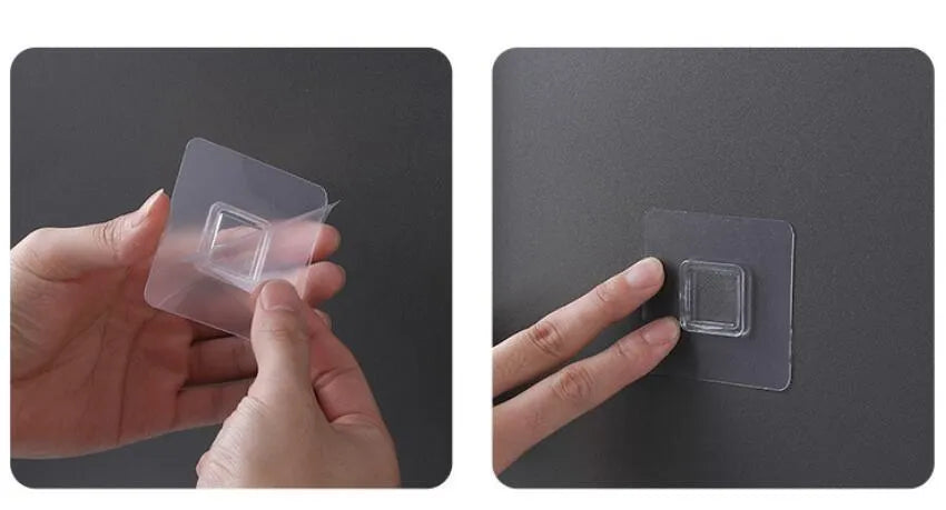 Automatic toothpaste dispenser mounted on bathroom wall in blue colour with touchless sensor