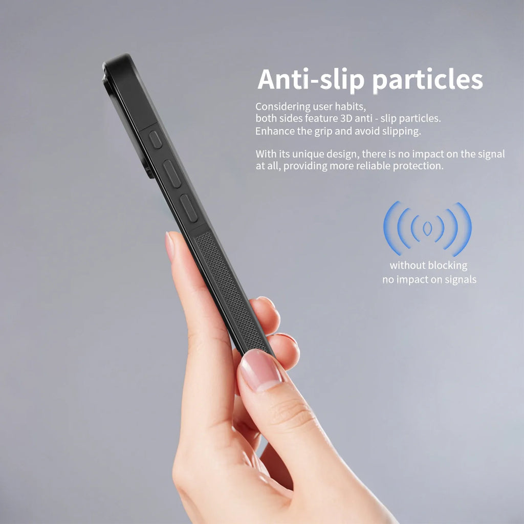 Lanjin square phone case compatible with iPhone 12 to 17 series models in protective fit